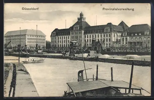 AK Düsseldorf, Ansicht der Provinzialverwaltung