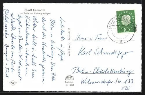 AK Kemnath / Ostmark, Marktplatz