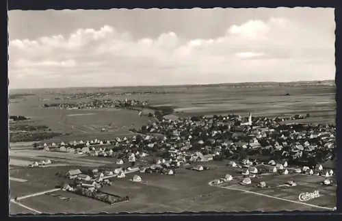 AK Grossaitingen /Schwaben, Ortsansicht aus der Vogelperspektive