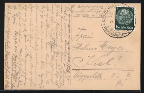 AK Klingenthal i. Sa., Teilansicht mit Strassenpartie