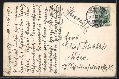 AK Rüdesheim / Rhein, Nationaldenkmal, Rheinstein, Mäuseturm