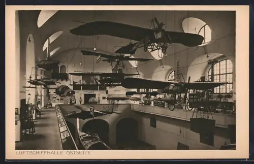 AK München, Deutsches Museum, Luftschiffhalle, Ostseite