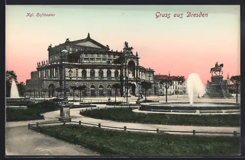 AK Dresden, Königliches Hoftheater