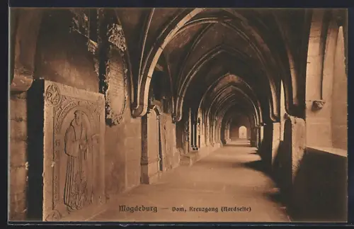 AK Magdeburg, Kreuzgang des Domes