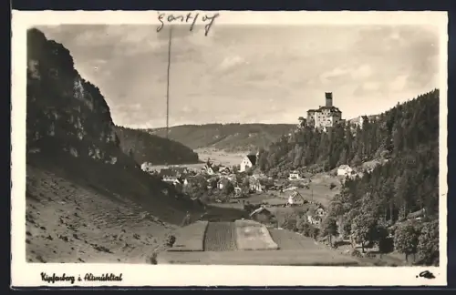 AK Kipfenberg i. Altmühltal, Ortschaft mit Landschaftspanorama
