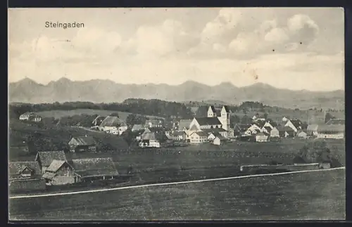 AK Steingaden / Obb., Blick auf den Ort