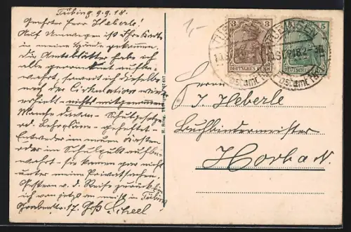 AK Tübingen, Partie mit Augenklinik