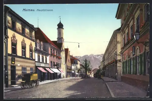 AK Murnau / Staffelsee, Hauptstrasse