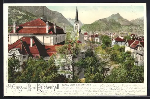 AK Bad Reichenhall, Total vom Gradirhaus