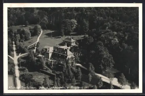 AK Traifelberg, Das Albhotel-Traifelberg vom Flugzeug aus