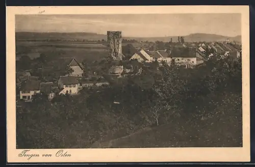 AK Tengen, Blick zum Ort von Osten