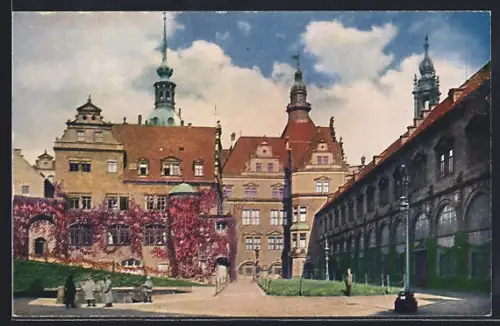 AK Dresden, Stallhof im Schloss