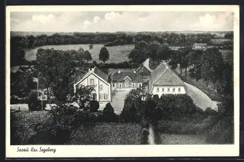 AK Sarau /Segeberg, Gesamtansicht vom Gasthof Zur Mühle