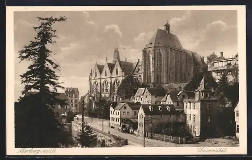 AK Marburg, Universität, Aussenansicht