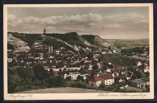 AK Freyburg /U., Blick vom Schweigenberg
