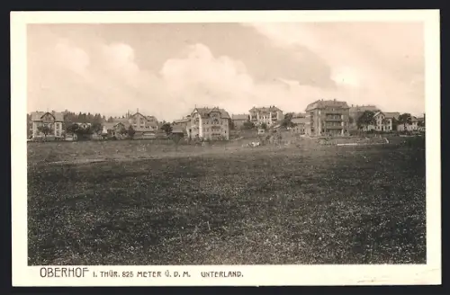 AK Oberhof i. Thür., Unterland