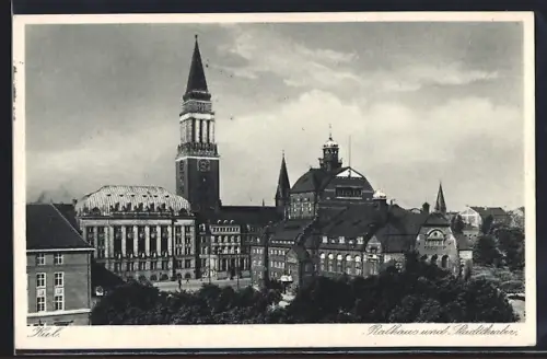 AK Kiel, Rathaus und Stadttheater