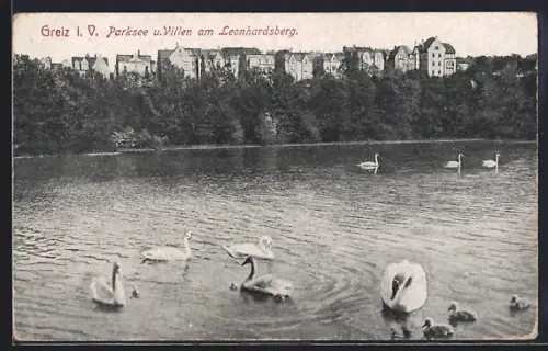 AK Greiz, Parksee und Leonhardsberg