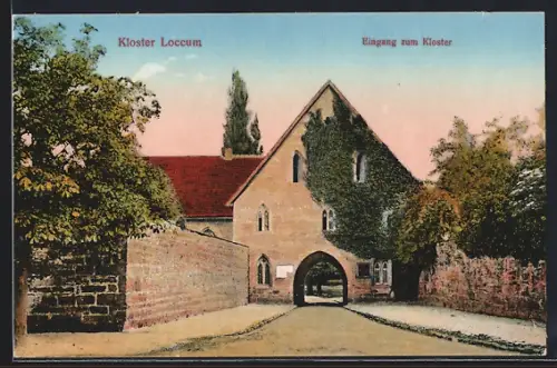 AK Loccum, Eingang zum Kloster Loccum