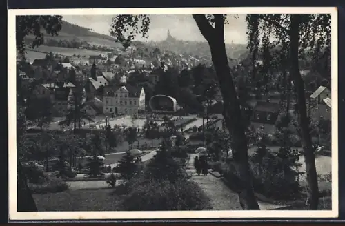 AK Oberschlema, Konzertplatz im Park