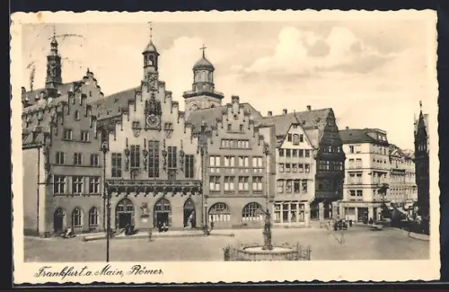 AK Alt-Frankfurt, Blick auf den Römer