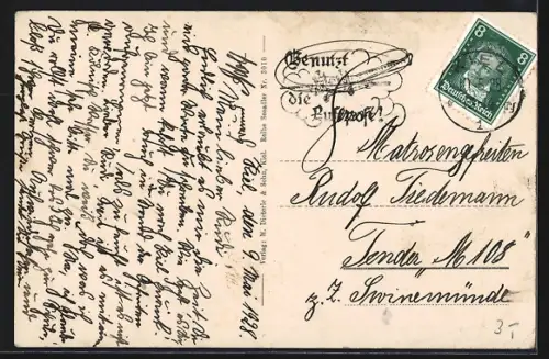 AK Kiel, Totalansicht vom Rathausturm aus