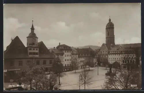 AK Jena, Markt mit Geschäften