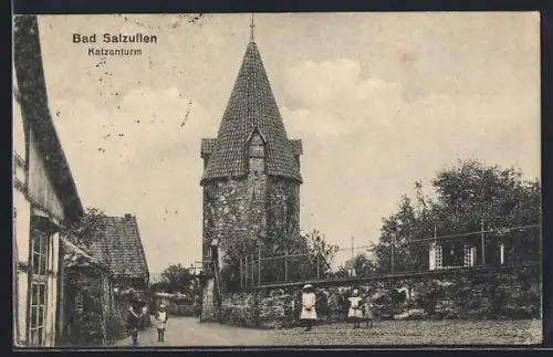 AK Bad Salzuflen, Partie am Katzenturm