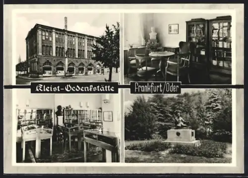 AK Frankfurt /Oder, Kleist-Gedenkstätte, Innenansichten