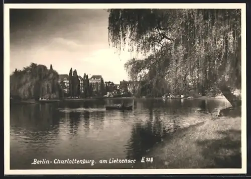 AK Berlin-Charlottenburg, Partie am Lietzensee