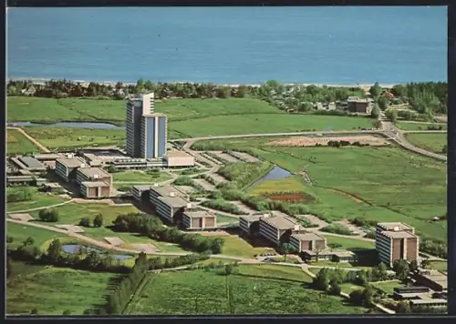 AK Holm / Ostsee, Ortsansicht aus der Vogelschau