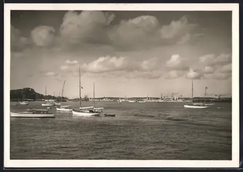 AK Kiel, Boote in der Kieler Förde