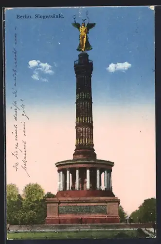AK Berlin-Tiergarten, Siegessäule