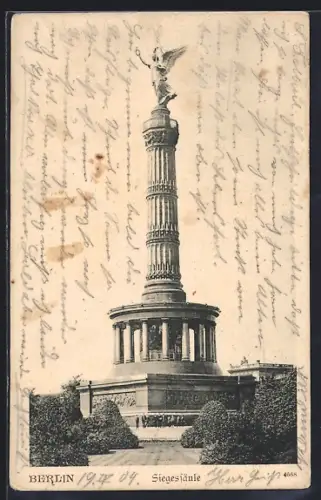 AK Berlin-Tiergarten, Siegessäule