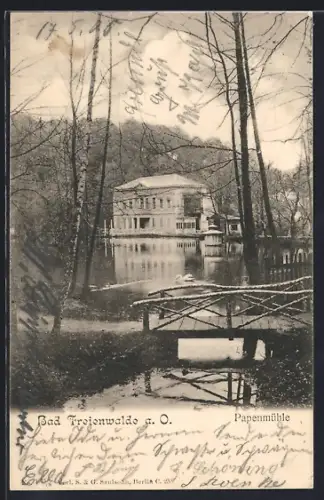 AK Bad Freienwalde a. O., Papenmühle