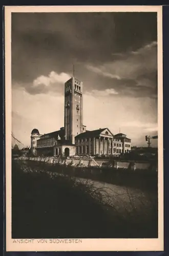 AK München, Deutsches Museum, Ansicht von Südwesten