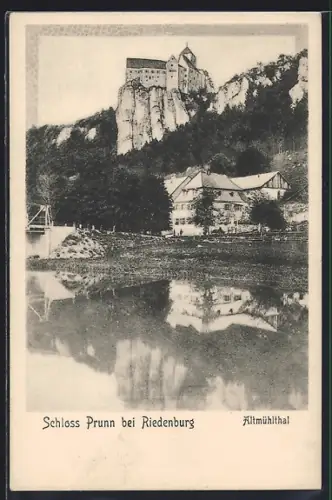 AK Riedenburg / Altmühltal, Schloss Prunn, Altmühltal