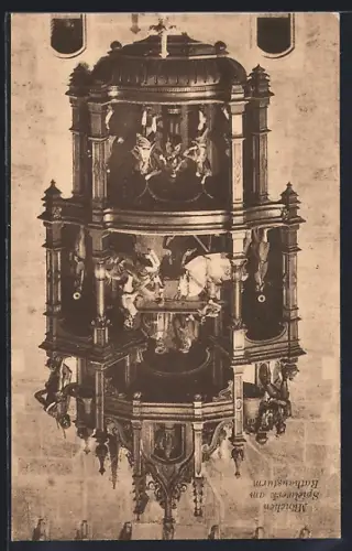 AK München, Spielwerk am Rathausturm