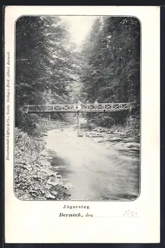 AK Berneck / Fichtelgebirge, Jägersteg