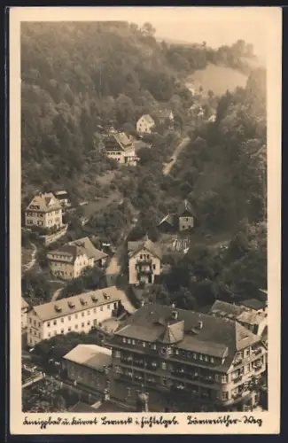 AK Berneck i. Fichtelgebirge, Bärnreuther Weg und Talansicht