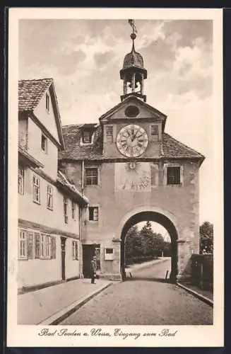 AK Bad Sooden a. Werra, Eingang zum Bad