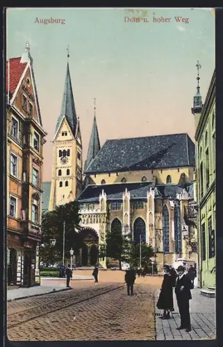 AK Augsburg, Dom und hoher Weg
