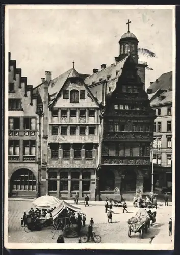 AK Alt-Frankfurt, Blick auf den Römer