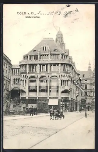 AK Köln, Stollwerkhaus an der Dreiköniginnen Strasse