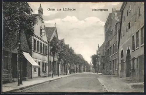 AK Lübbecke, Partie in der Niedernstrasse