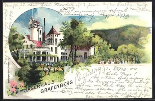 Lithographie Düsseldorf, Gasthaus Jägerhaus