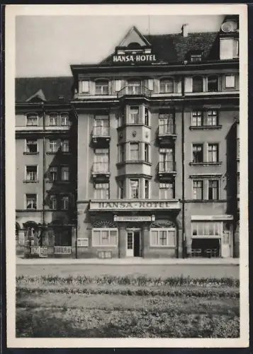 AK Dresden-Neustadt, Hansa-Hotel, Schlesischer Platz 6