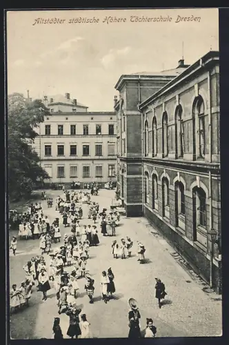 AK Dresden, Altstädter städtische Höhere Töchterschule