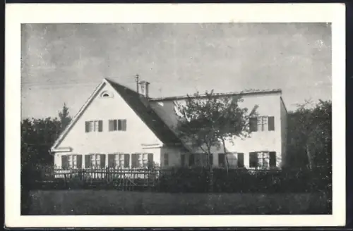 AK Zusamzell, Landheim der Städt. Maria Theresia-Schule Augsburg