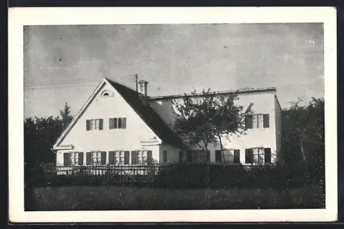 AK Zusamzell, Landheim der Städt. Maria Theresia-Schule Augsburg